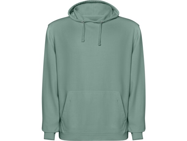 Sudadera Kenia Roly algodón 250 g/m² efecto lavado con capucha Verde pato lavado detalle 25