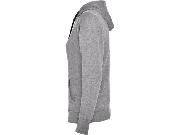 Sudadera URBAN WOMAN Roly con capucha gris vigore/negro