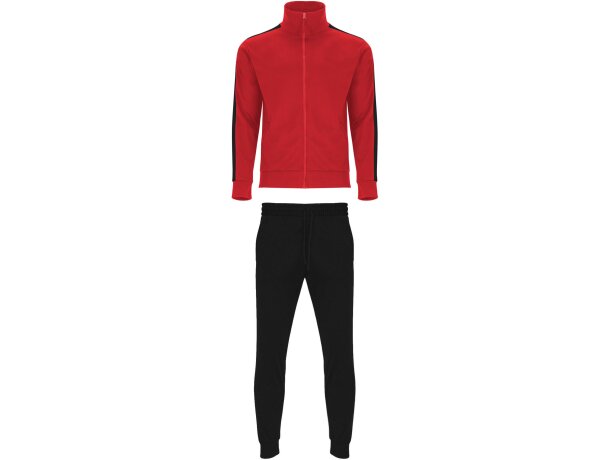 Chandal CRETA Roly rojo/negro