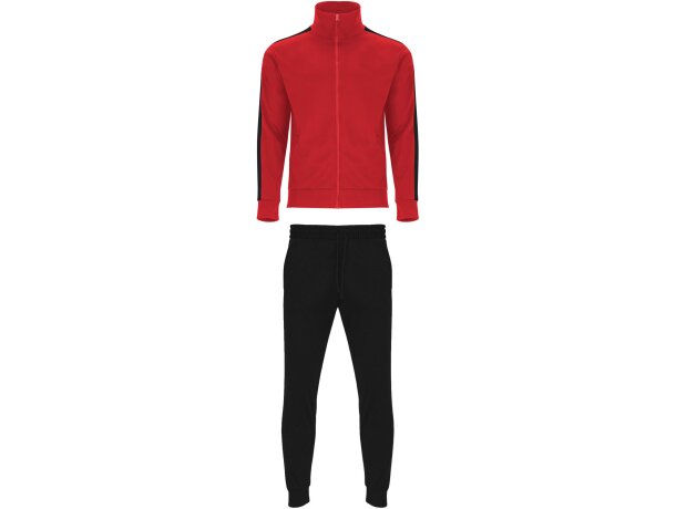 Chandal CRETA Roly rojo/negro