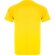 Camiseta técnica MONTECARLO manga corta unisex Roly 135 gr amarillo