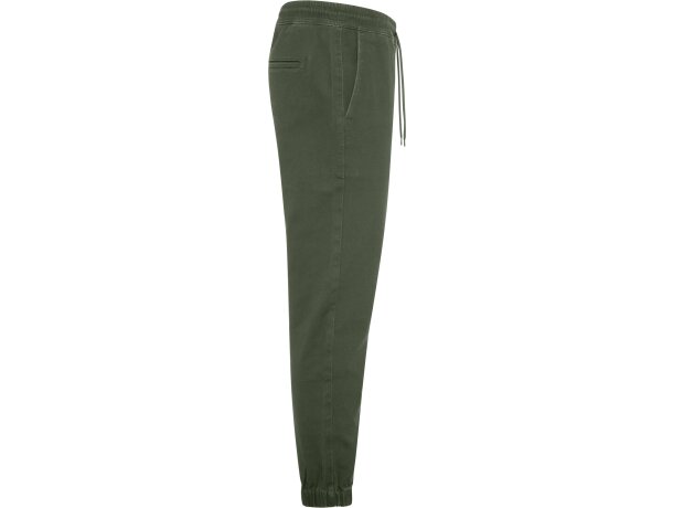 Pantalón jogger Flexar Roly con tejido stretch y puños ajustables Verde humo detalle 24