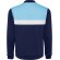 Sudadera deportiva Roly Leros bicolor con cremallera Celeste/marino detalle 14