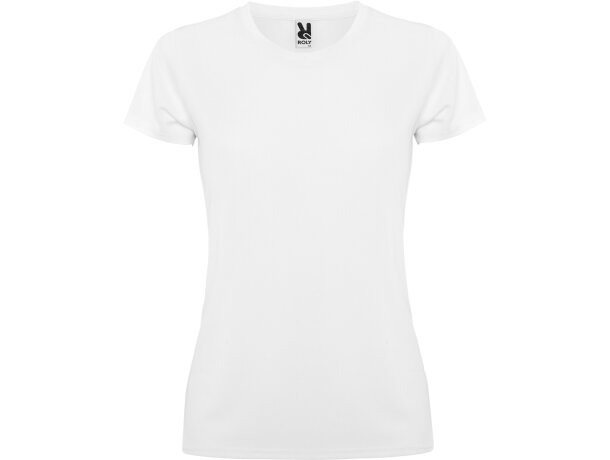 Camiseta técnica Roly Montecarlo blanco