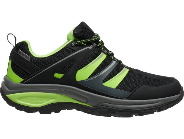 Zapatilla trekking MARC Roly negro/verde fluor