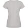 Camiseta mujer algodón peinado efecto lavado Roly Fiyi Gris piedra lavado detalle 10