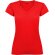 Camisetas personalizadas baratas  Roly Victoria de algodón 155 g rojo