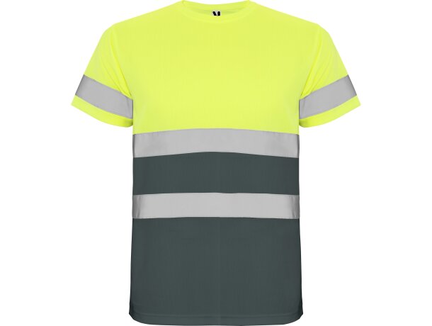 Camiseta DELTA Roly de alta visibilidad plomo/amarillo fluor