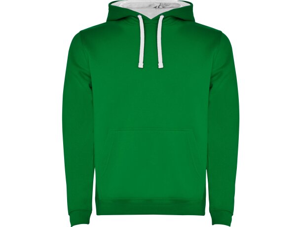 SUDADERA Roly URBAN verde kelly/blanco