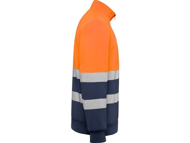 Sudadera SPICA Roly de alta visibilidad marino/naranja fluor