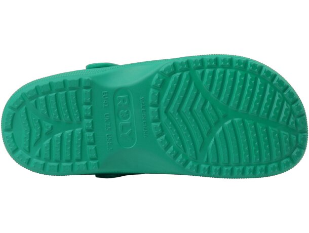Zueco Eva Dan Roly con tira de sujeción ajustable Verde lab detalle 14