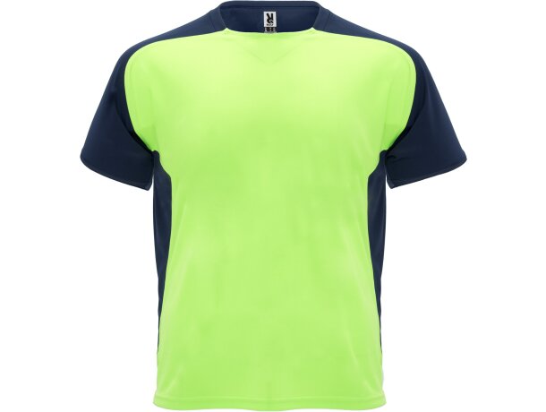 Camiseta BUGATTI Roly verde fluor/marino