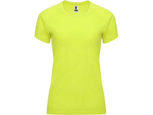 Camiseta BAHRAIN WOMAN Roly amarillo fluor