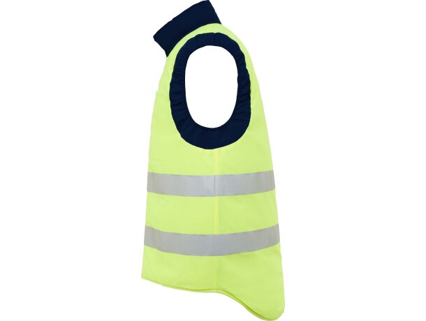 Chaleco reversible PERSEI Roly marino/amarillo fluor