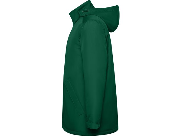 Parka America Roly con certificación GRS en poliéster reciclado Verde botella detalle 29