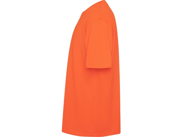 Camiseta oversize Bull de algodón pesado Roly Coral detalle 23