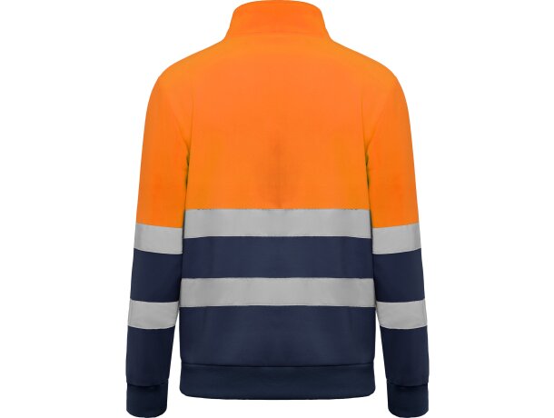 Sudadera SPICA Roly de alta visibilidad marino/naranja fluor