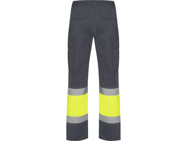 Pantalon invierno SOAN Roly de alta visibilidad plomo/amarillo fluor