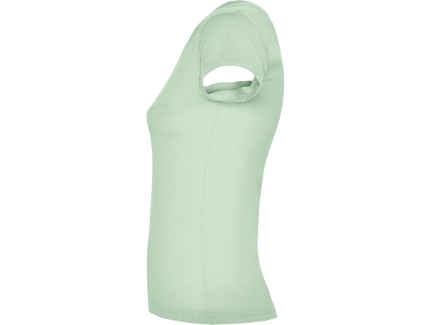 Camisetas personalizadas baratas  Roly Victoria de algodón 155 g verde mist