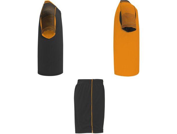 Conjunto deportivo JUVE Roly naranja/negro