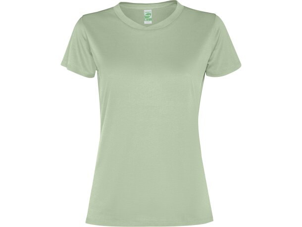 Camiseta técnica transpirable Slam Woman Roly de poliéster Verde mist detalle 25