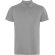 Polo Roly WOS manga corta tejido piqué stretch unisex Gris vigore