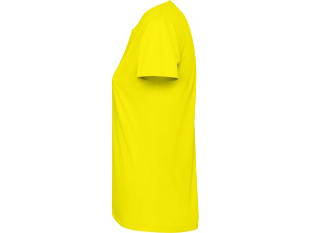 Camiseta Estoril Woman Amarillo fluor detalle 19