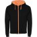 Sudadera FUJI Roly negro/naranja fluor