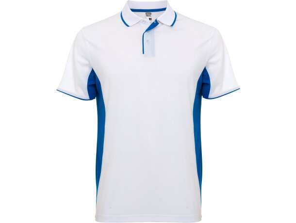 POLO Roly MONTMELO blanco/royal