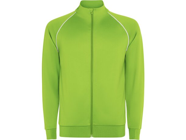 Chaqueta deportiva Valier Roly con cremallera y vivo reflectante Verde fluor detalle 21