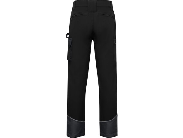 Pantalón trabajo Wall negro con rodilleras reforzadas Roly Negro detalle 7