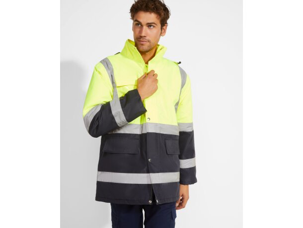 Parka MERAK Roly de alta visibilidad amarillo fluor