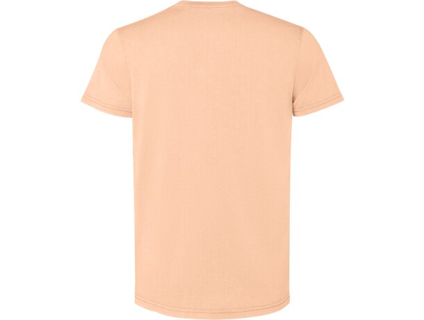 Camiseta Corgi Roly de algodón peinado 180 g para hombre Papaya claro lavado detalle 22