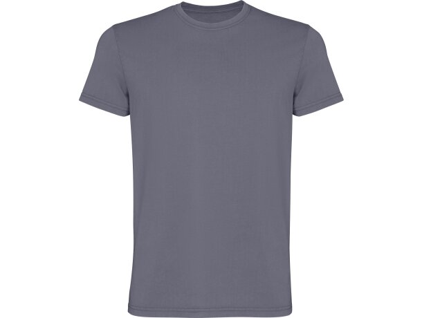 Camiseta Corgi Roly de algodón peinado 180 g para hombre Gris cielo lavado detalle 13