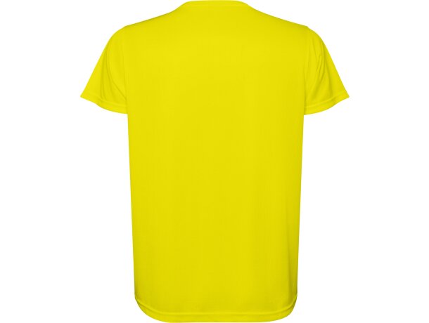 Camiseta Estoril Amarillo fluor detalle 18