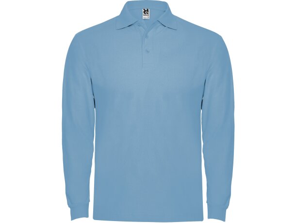 POLO Roly ESTRELLA L/S celeste