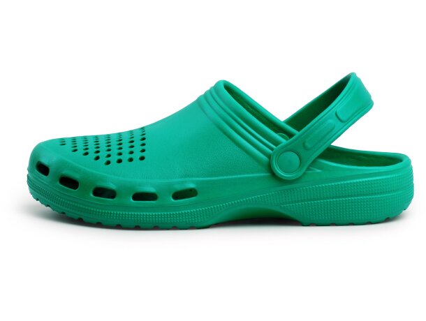 Zueco Eva Dan Roly con tira de sujeción ajustable Verde lab detalle 12