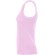 Camiseta sin mangas Dribe Roly en punto canalé stretch Rosa claro detalle 31