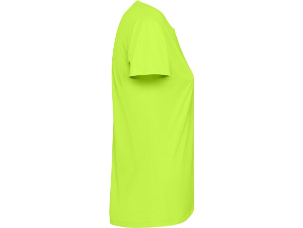 Camiseta Estoril Woman Verde fluor detalle 24