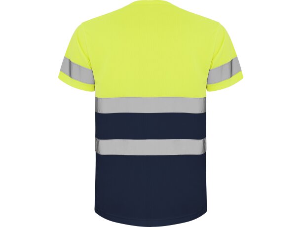 Camiseta DELTA Roly de alta visibilidad marino/amarillo fluor