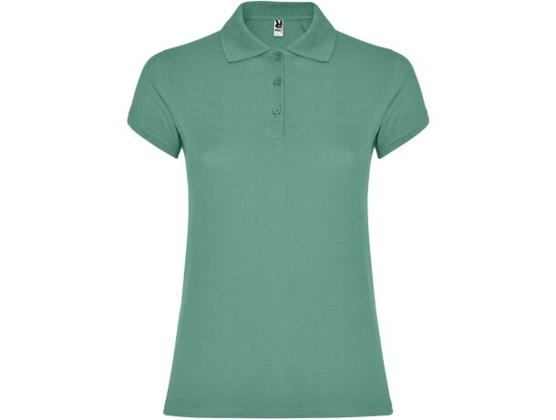 Polo STAR WOMAN Roly menta oscuro