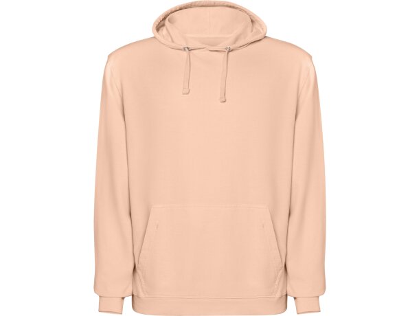 Sudadera Kenia Roly algodón 250 g/m² efecto lavado con capucha Papaya claro lavado detalle 21