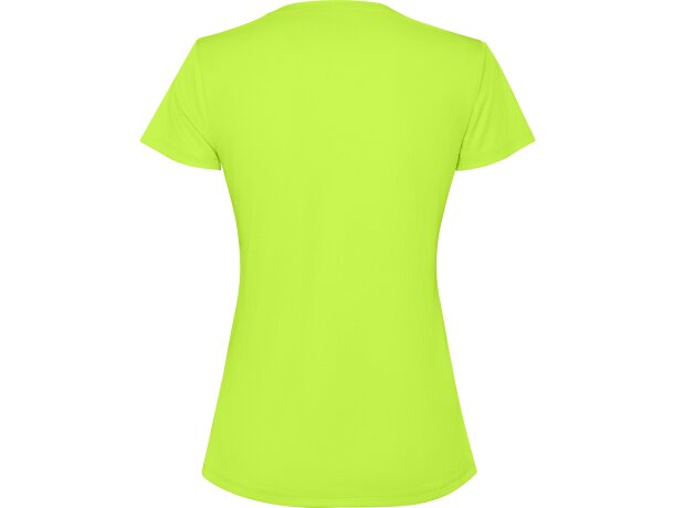 Camiseta Estoril Woman Verde fluor detalle 22