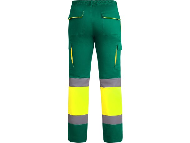 Pantalon invierno ENIX Roly de alta visibilidad verde jardín/amarillo flúor