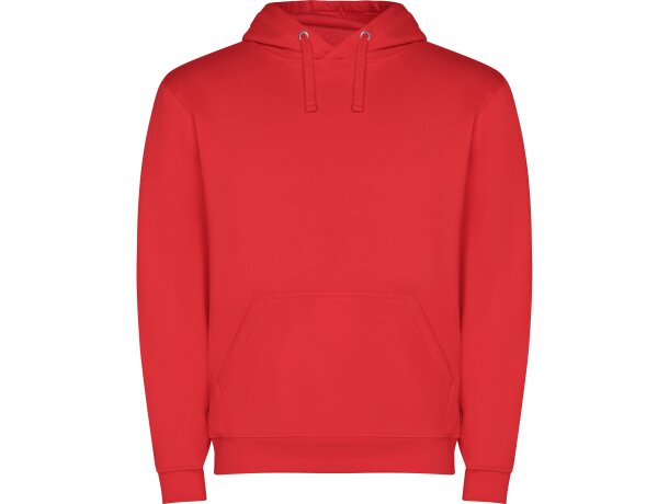 Sudadera con CAPUCHA Roly y dos bolsillos grandes rojo