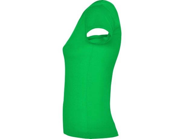 Camisetas personalizadas baratas  Roly Victoria de algodón 155 g verde tropical