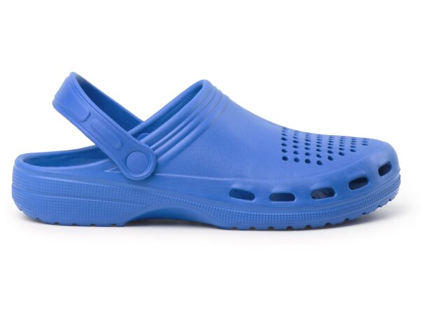 Zueco Eva Dan Roly con tira de sujeción ajustable Azul lab detalle 19