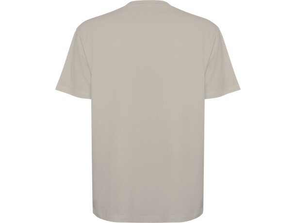 Camiseta oversize Bull de algodón pesado Roly Gris perla detalle 18