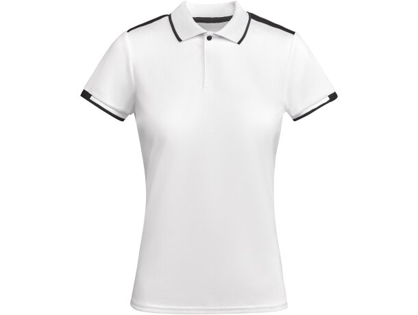 Polo TAMIL WOMAN Roly blanco/negro