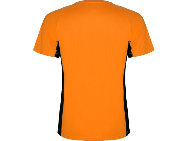 Camiseta SHANGHAI Roly naranja fluor/negro